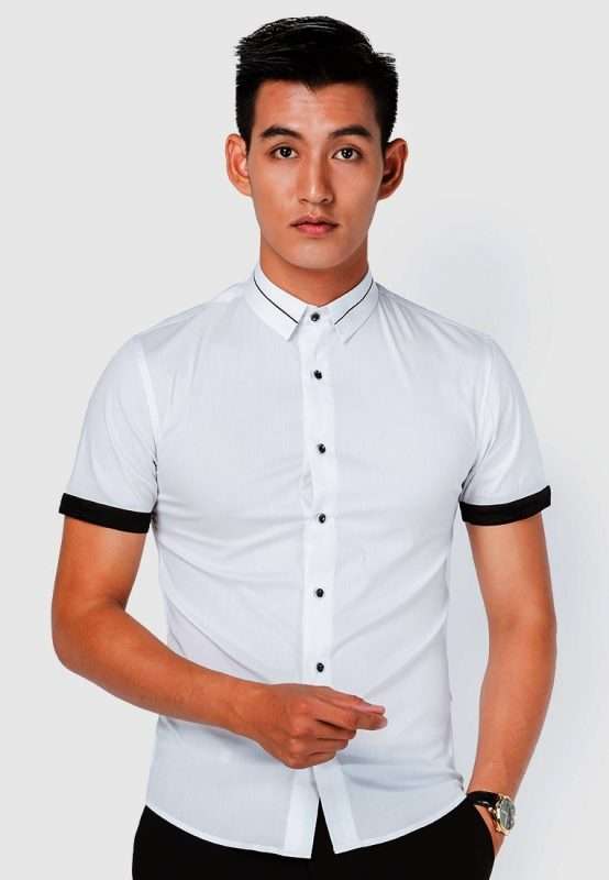 Áo sơ mi nam trắng 5