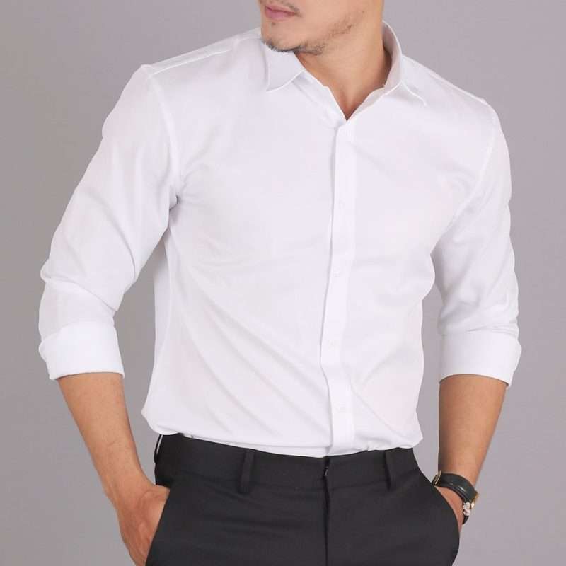 Áo sơ mi nam trắng 2