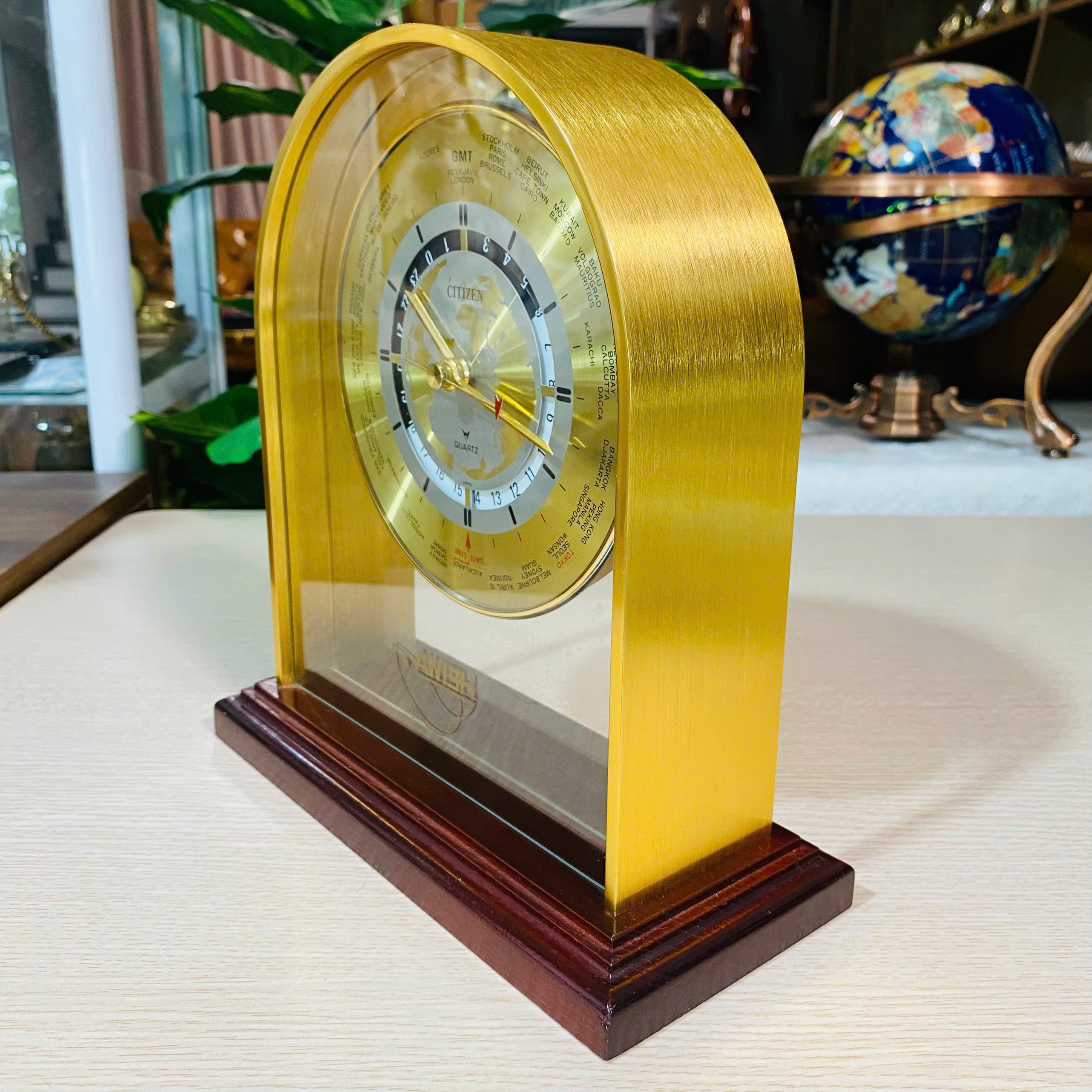 Đồng hồ để bàn Citizen mới, full hộp sổ