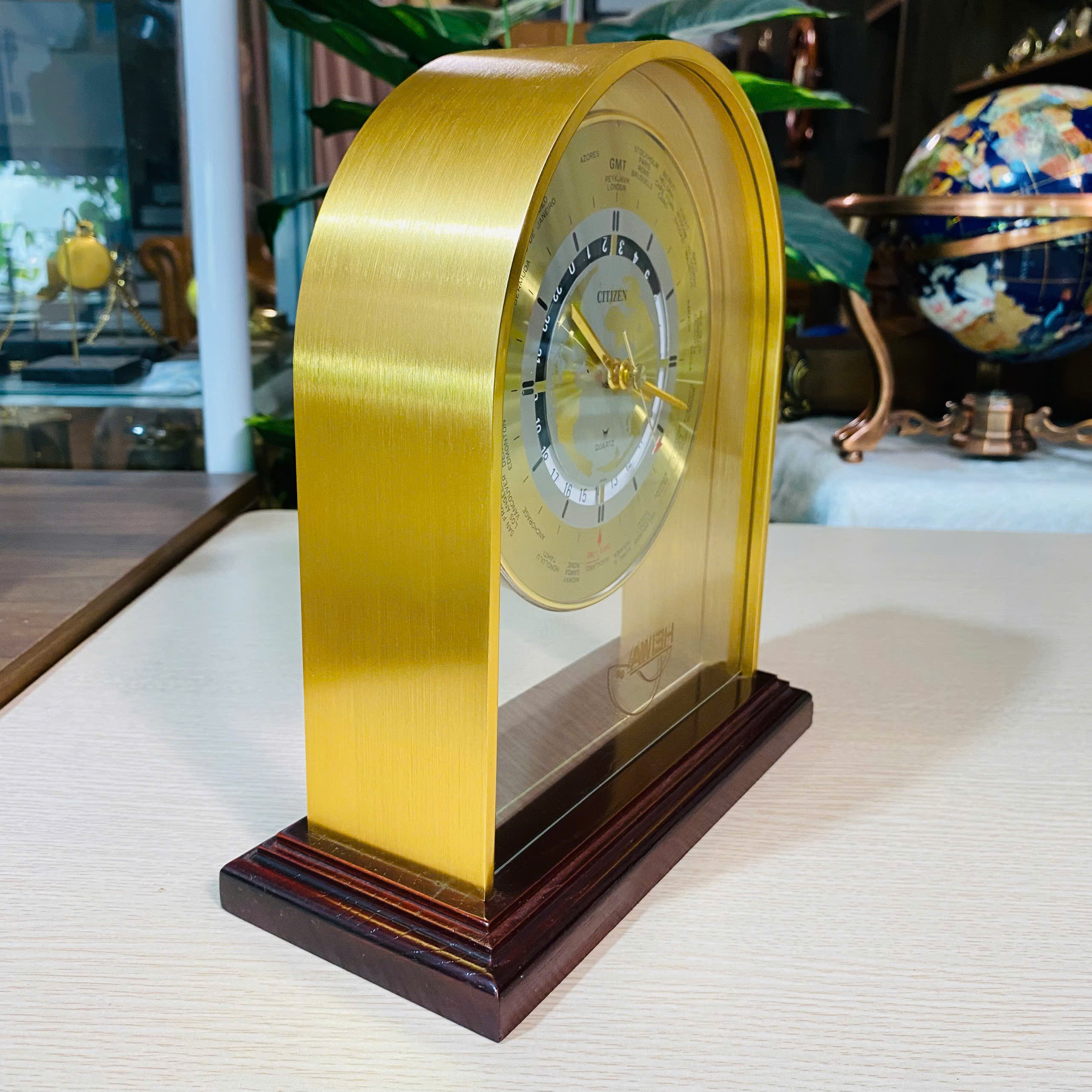 Đồng hồ để bàn Citizen mới, full hộp sổ