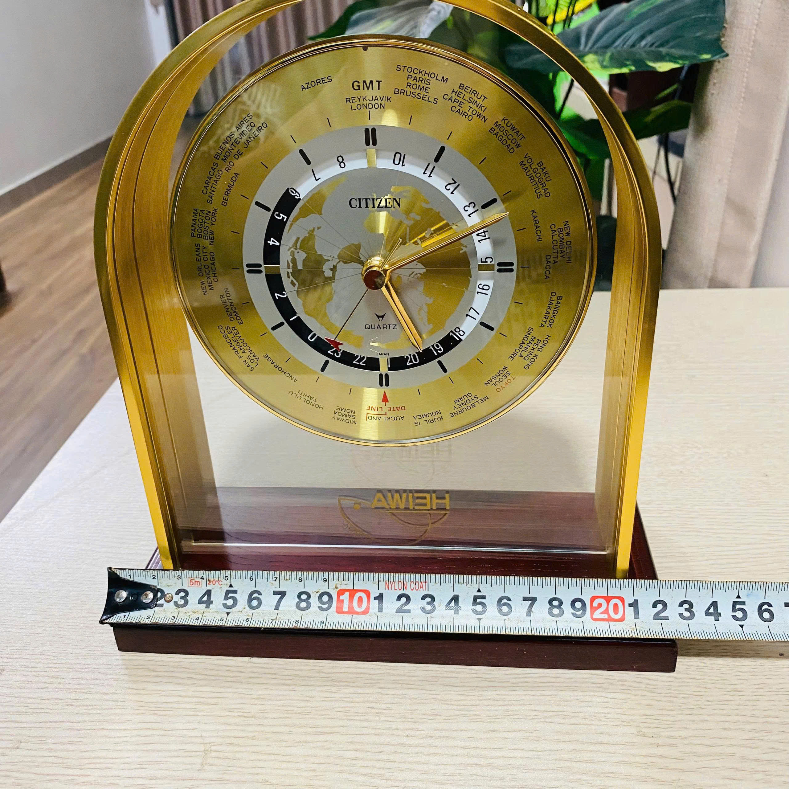 Đồng hồ để bàn Citizen mới, full hộp sổ
