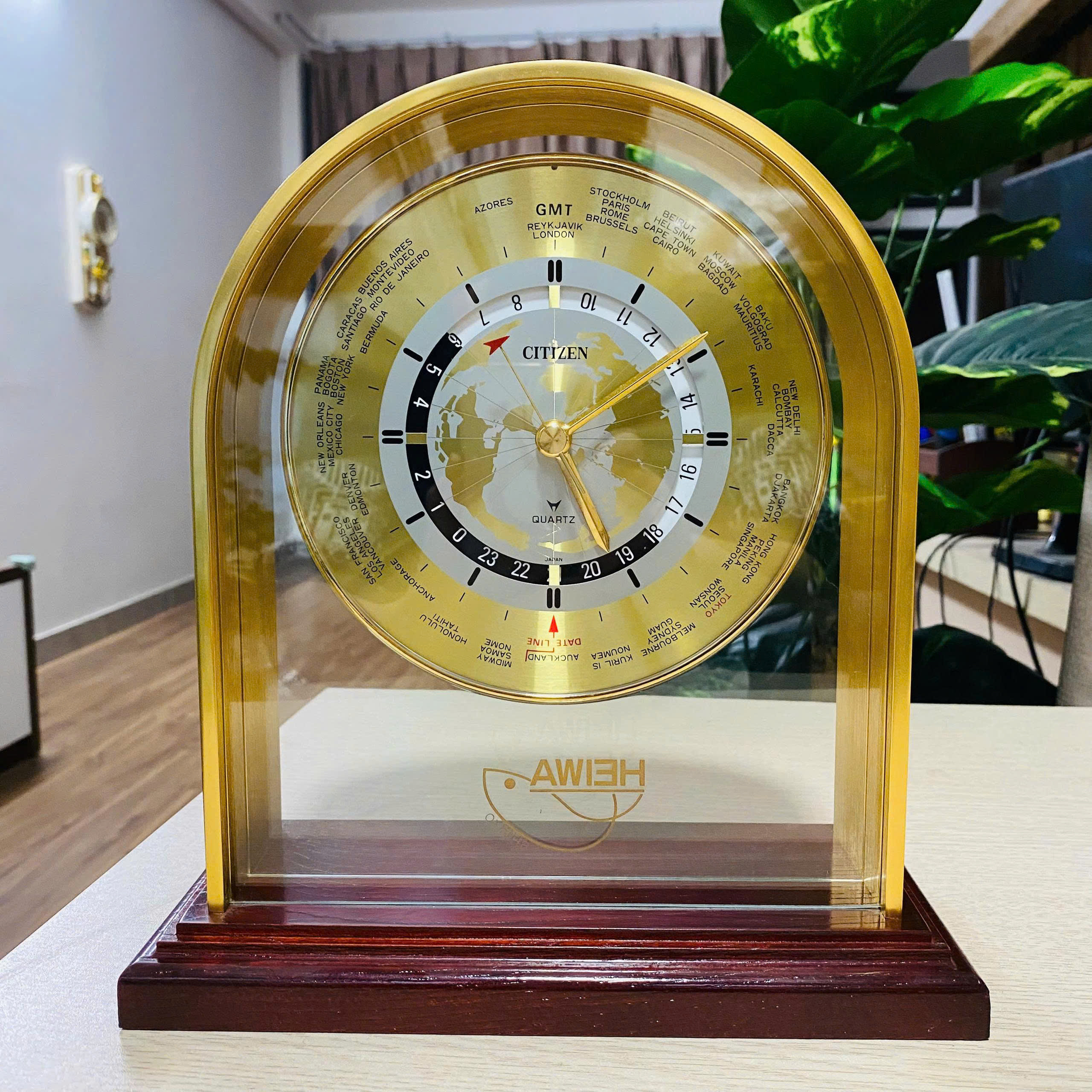 Đồng hồ để bàn Citizen mới, full hộp sổ