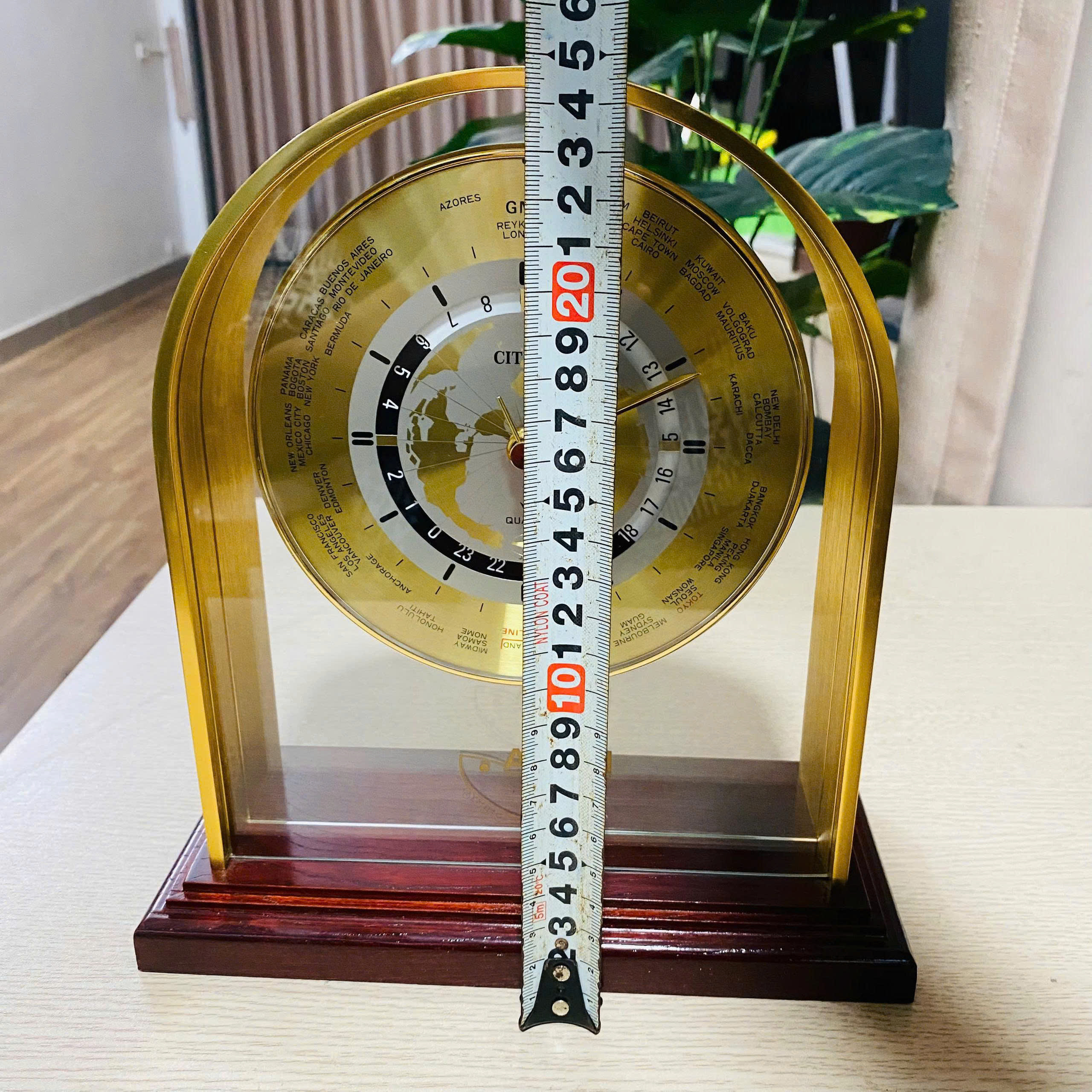 Đồng hồ để bàn Citizen mới, full hộp sổ