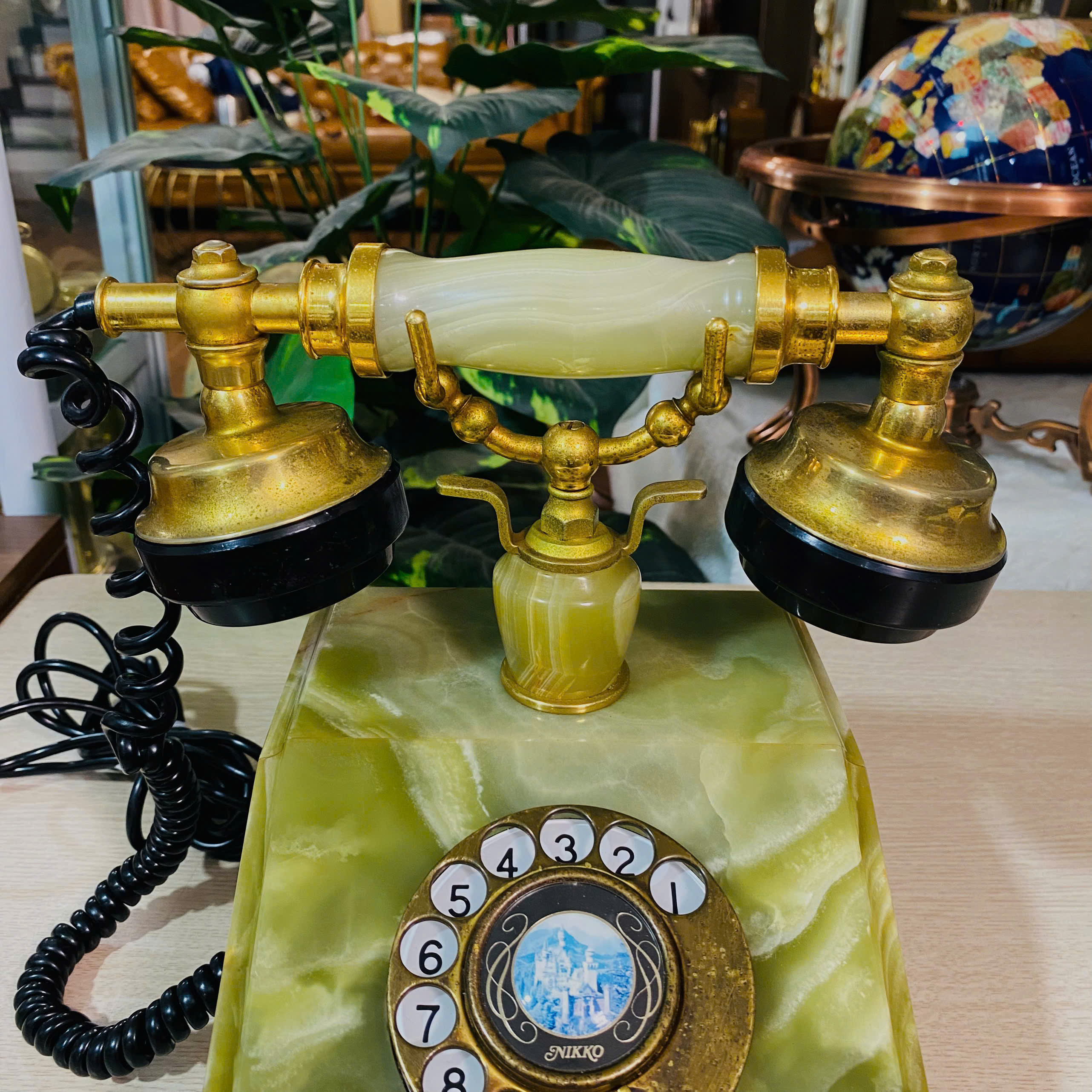 Điện thoại để bàn Châu Âu đá cẩm thạch