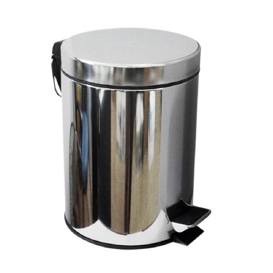 Thùng rác inox đạp chân - A - 5L