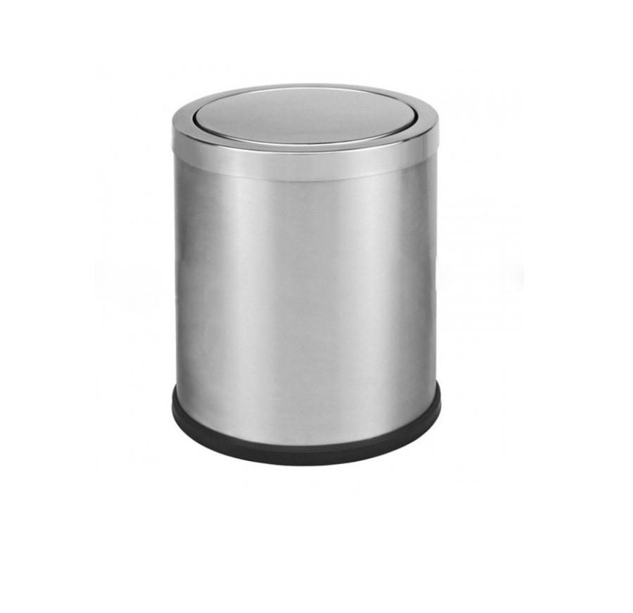 Thùng rác inox nắp lật văn phòng