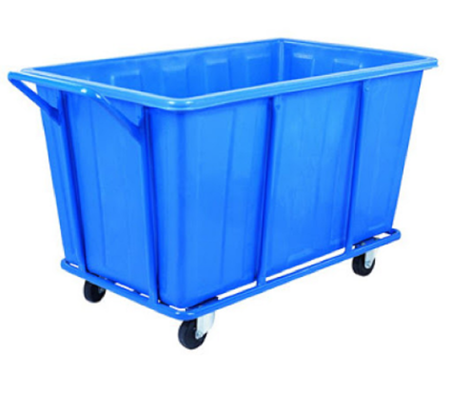 Xe giặt là nhựa, khung thép phun sơn, màu xanh
