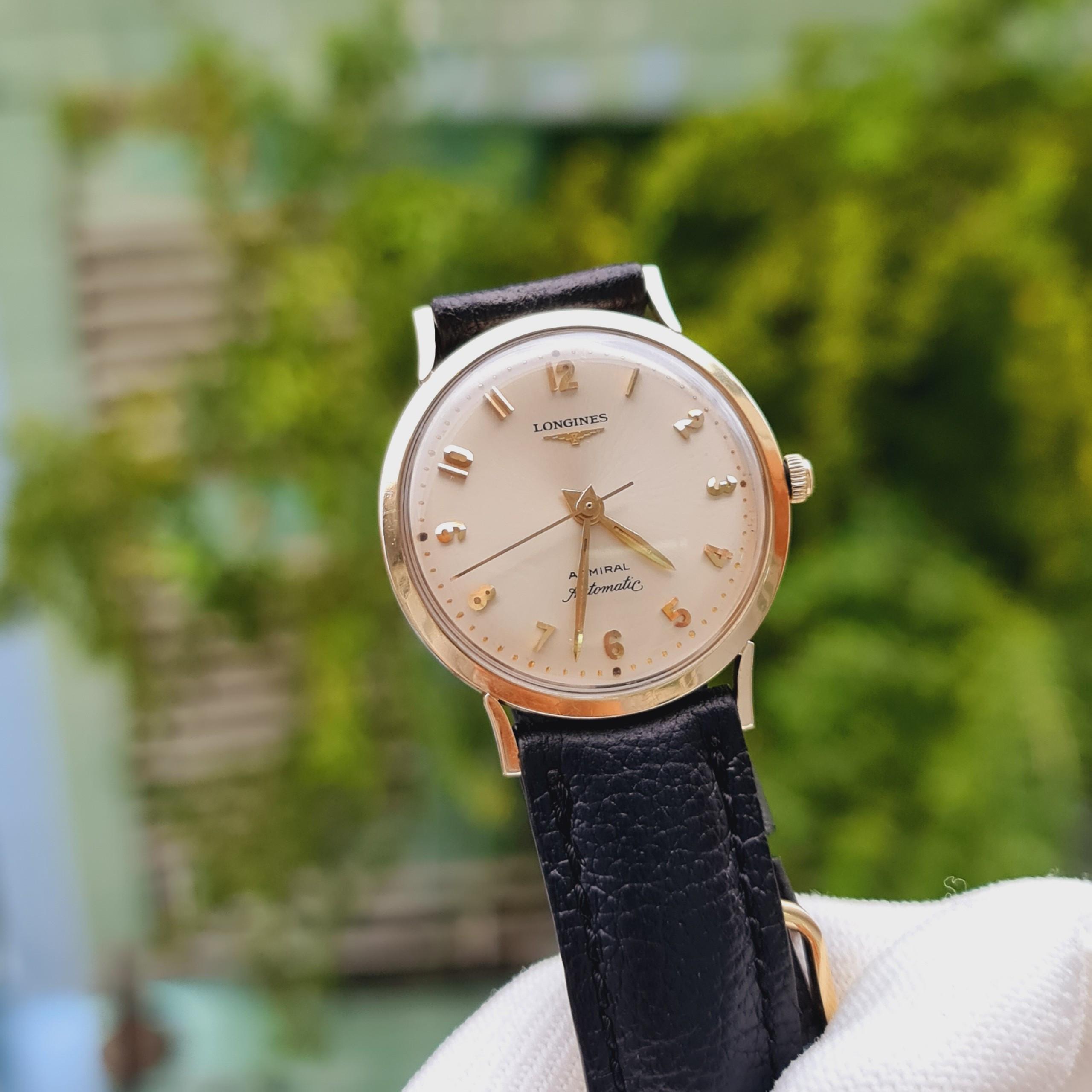 Đồng hồ đeo tay Longines Admiral - Bọc Vàng 10K GF