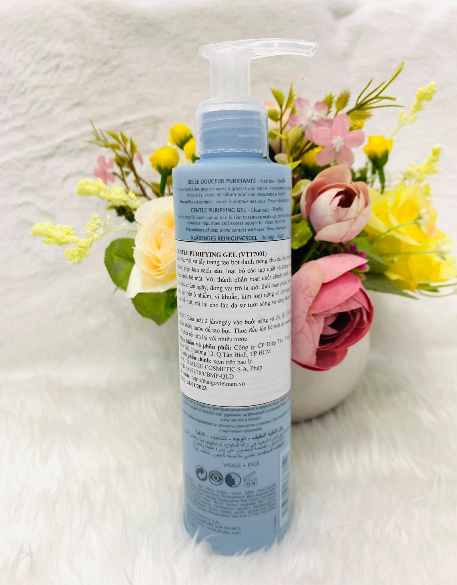 Gentle Purifying Gel – Gel rửa mặt và tẩy trang dành cho da hỗn hợp và da nhờn (NEW) 200 ml