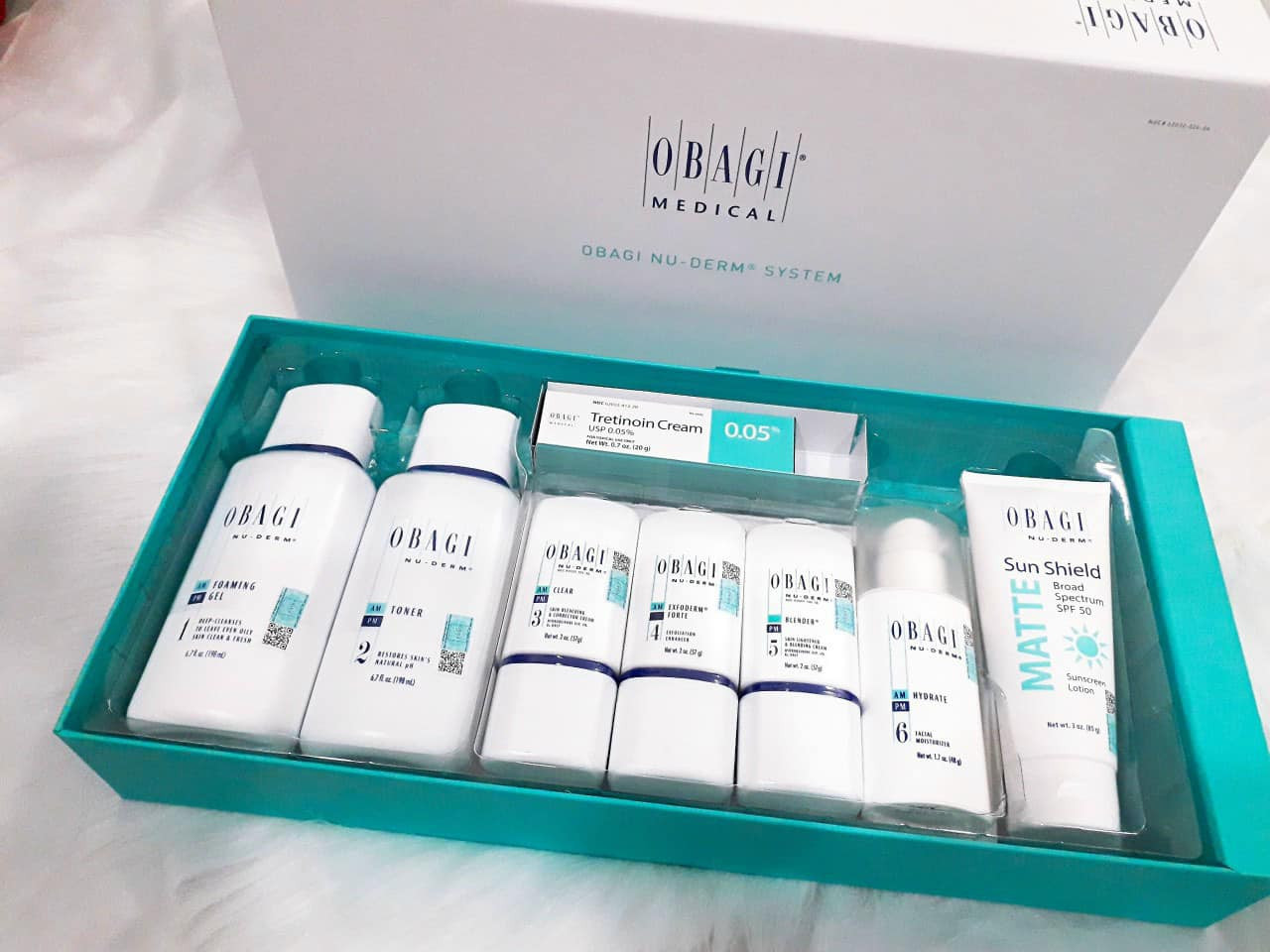 Bộ Obagi Nuderm trị nám tàn nhang 7 món