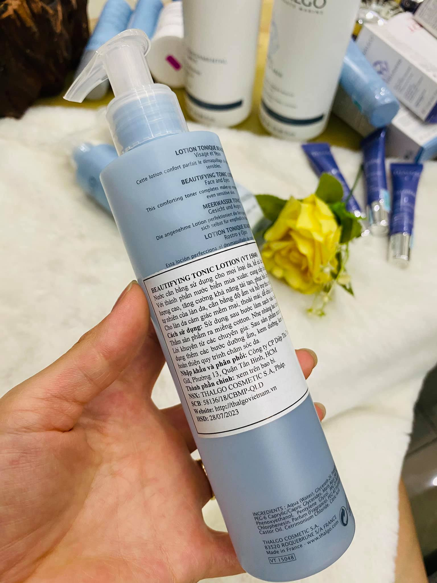 Nước cân bằng độ pH THALGO 200ml - Beautifying Tonic Lotion