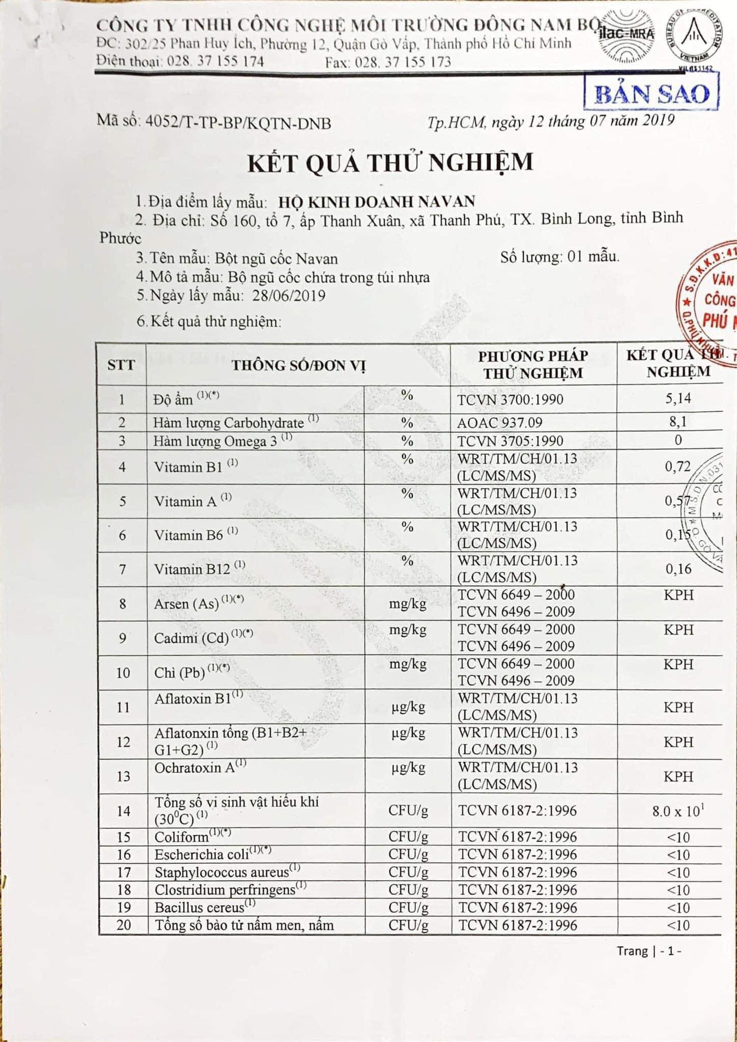 NGŨ CỐC NAVAN GIA TRUYỀN (túi 800g)