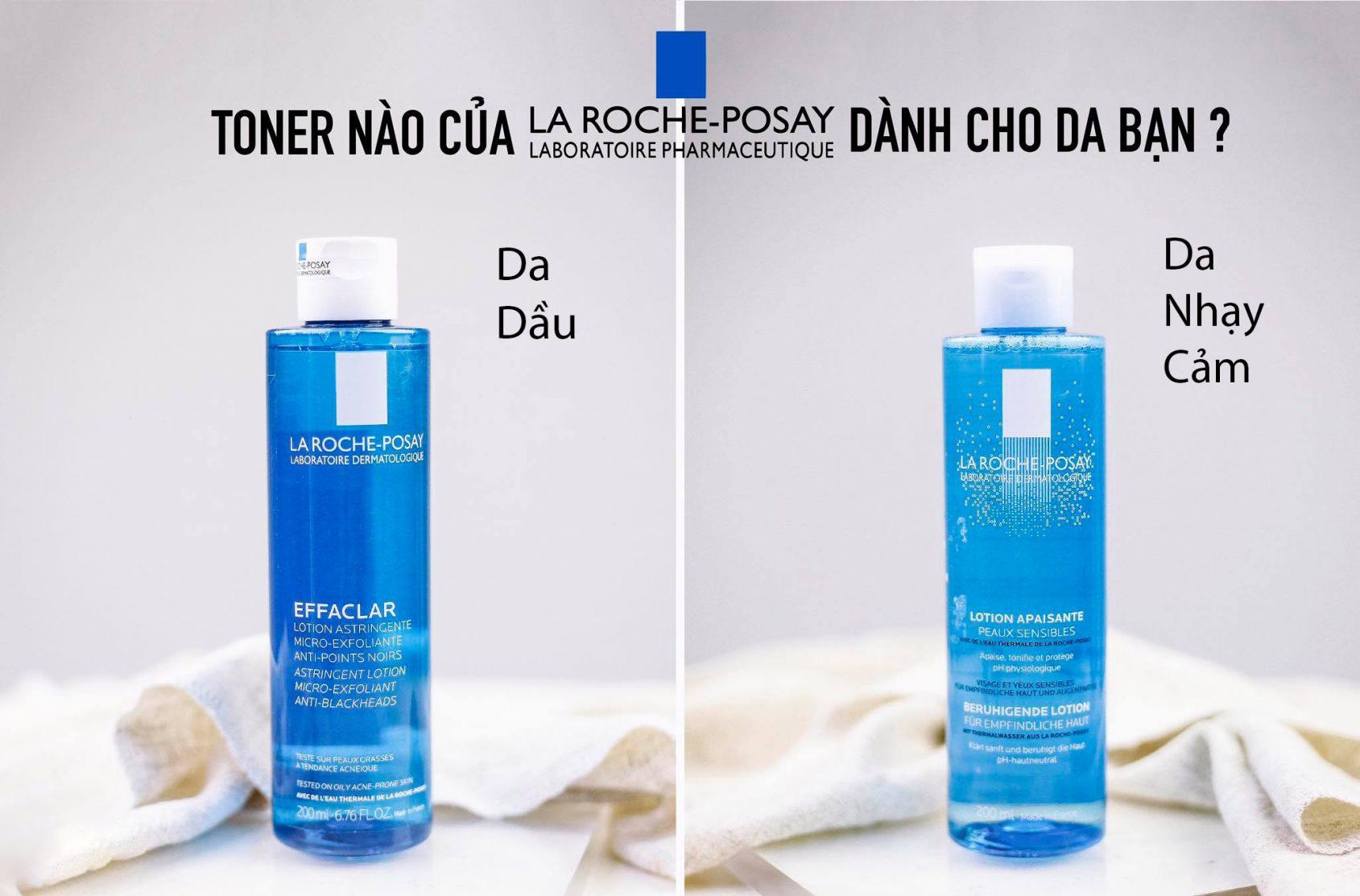 Nước Cân Bằng La Roche-Posay Giàu Khoáng Cho Da Dầu 200ml Effaclar Astringent Lotion