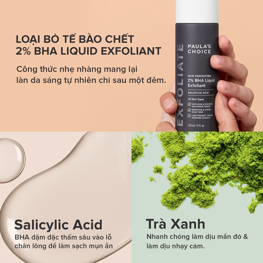 Dung Dịch Tẩy Da Chết Paula’s Choice BHA 2% 30ml - Skin Perfecting 2% BHA Liquid