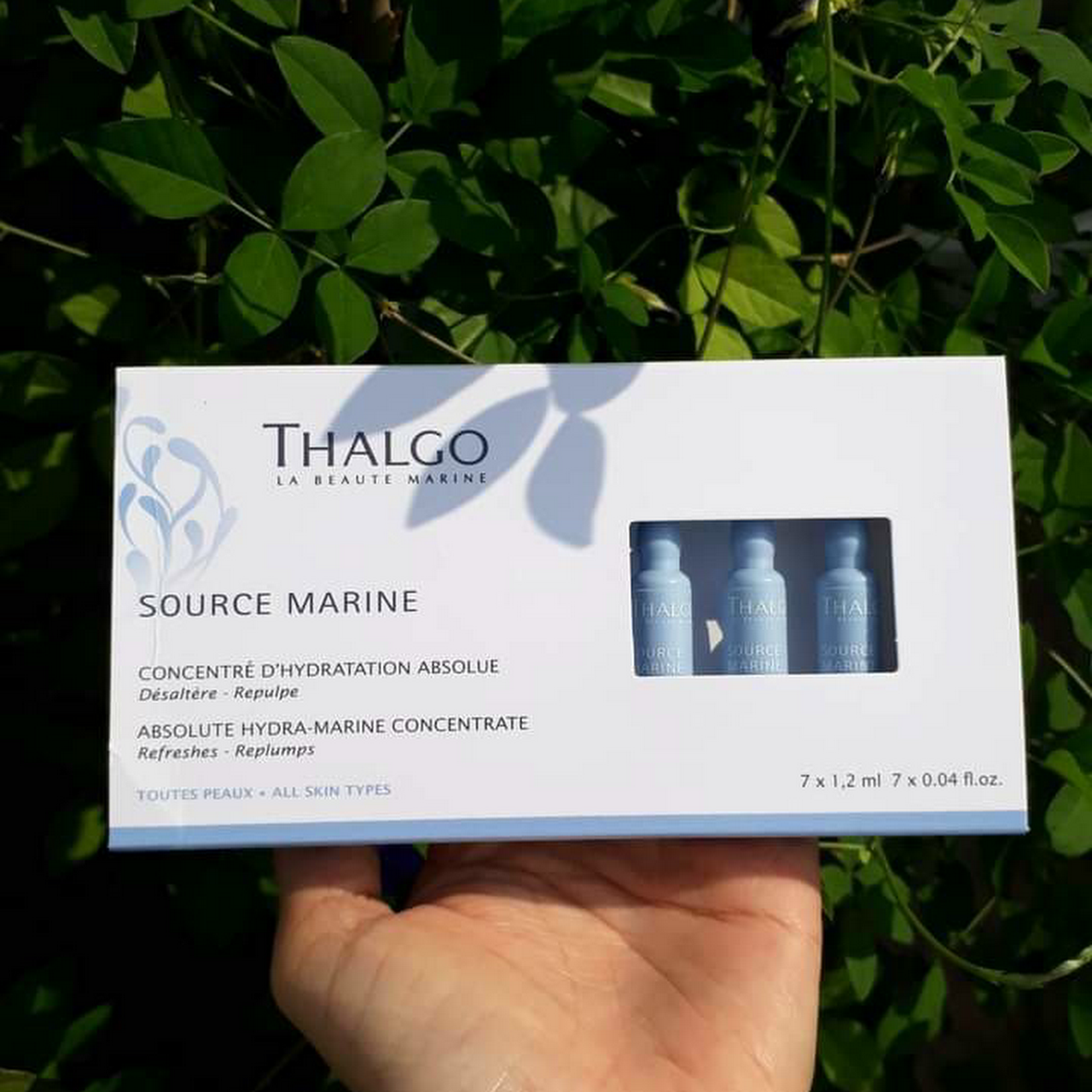 Thalgo Absolute Hydra-Marine Concentrate - Tinh chất dưỡng ẩm phục hồi nét rạng rỡ cho làn da