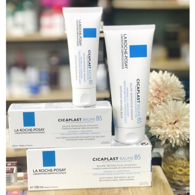 Kem Dưỡng La Roche-Posay Làm Dịu, Hỗ Trợ Phục Hồi Da 40ml - Cicaplast Baume B5 Soothing Repairing Balm
