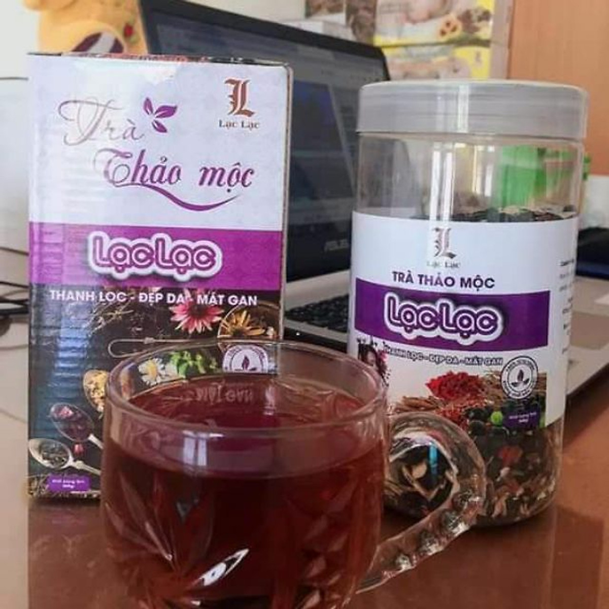 TRÀ THẢO MỘC LẠC LẠC - Thanh lọc, đẹp da, mát gan (500g)