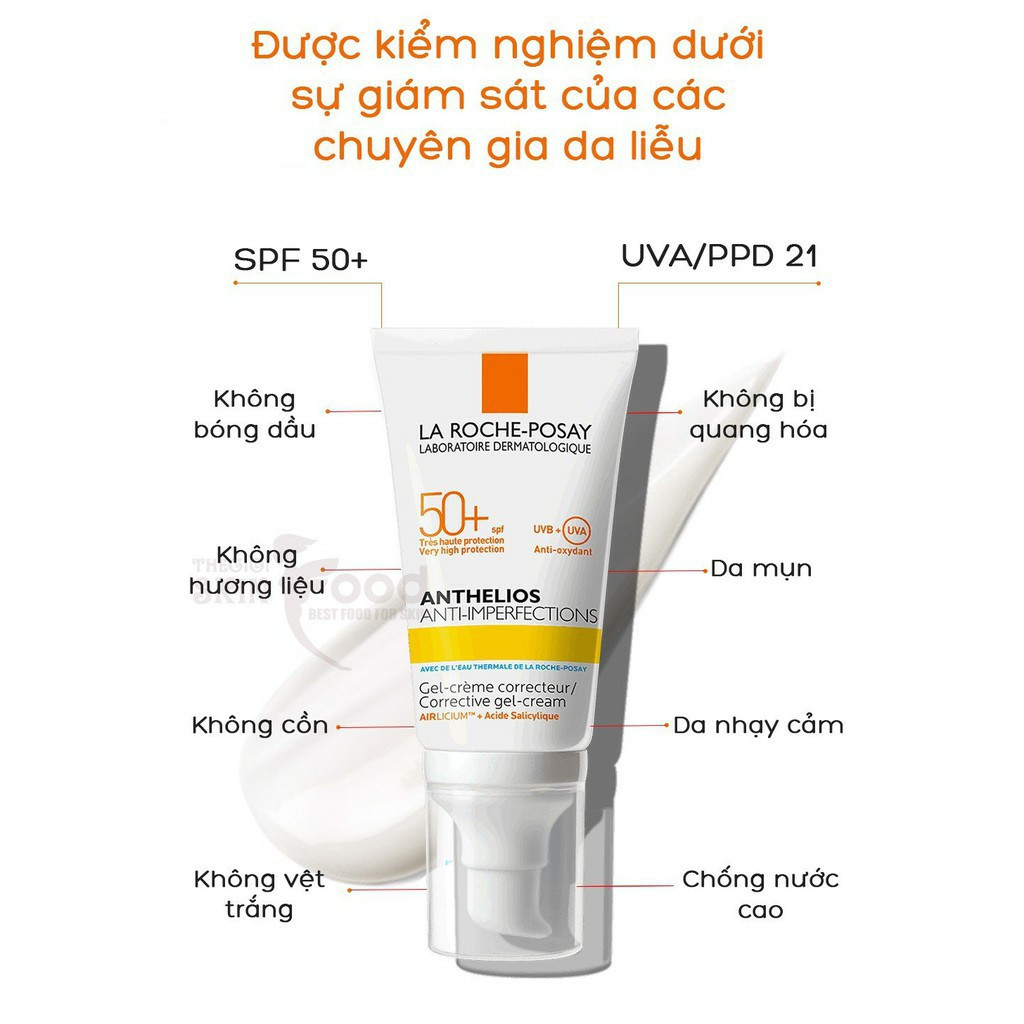 Kem Chống Nắng La Roche-Posay Anthelios Anti-Imperfection SPF50+ (50ml)