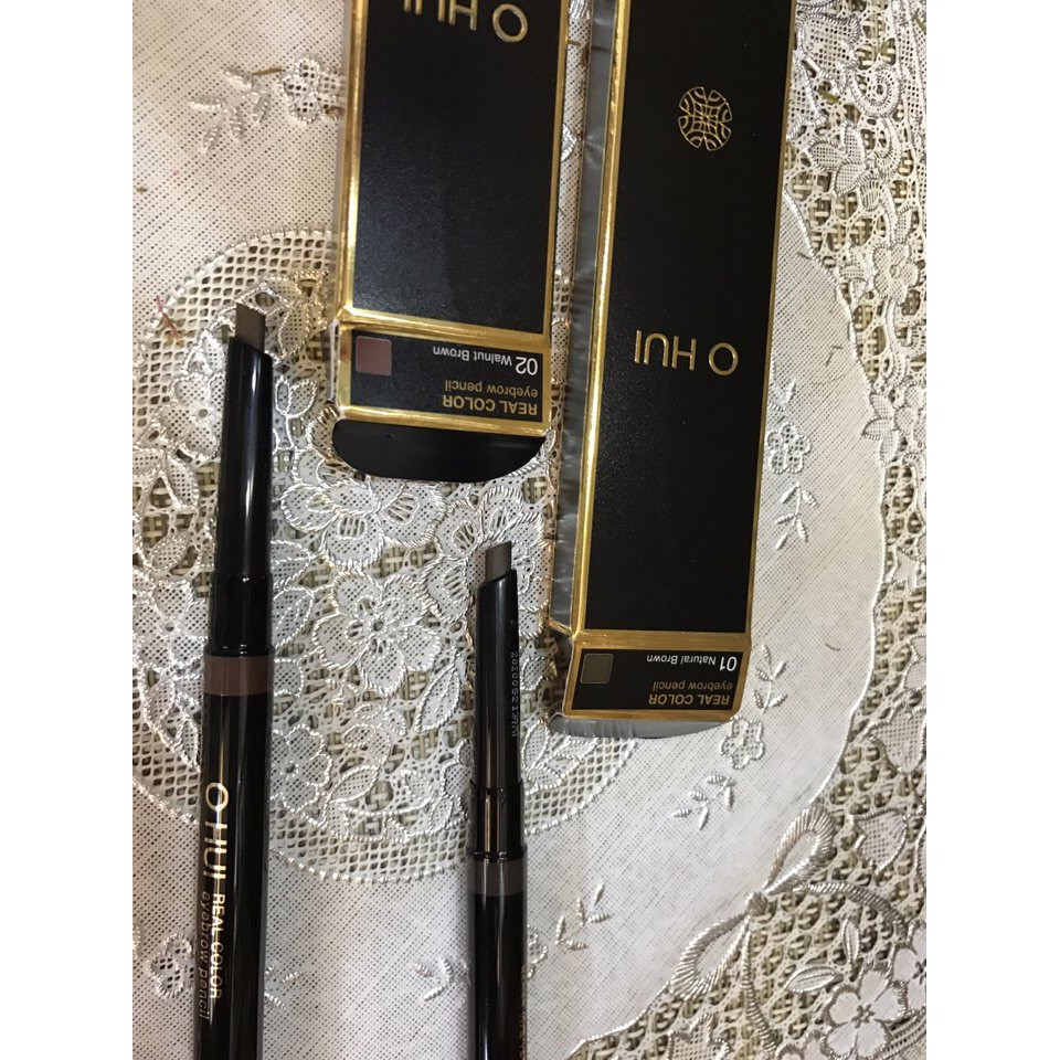 Chì mày Ohui Real Color Eyebrow Pencil 0.25g (2 màu tự nhiên)