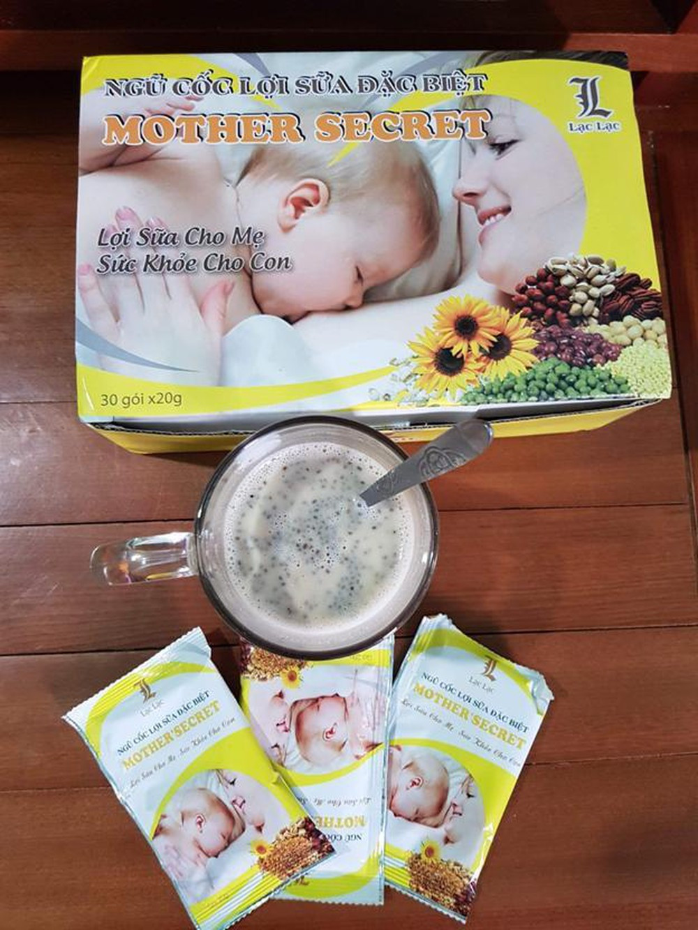 NGŨ CỐC SIÊU LỢI SỮA - LẠC LẠC (30 gói x 20g))