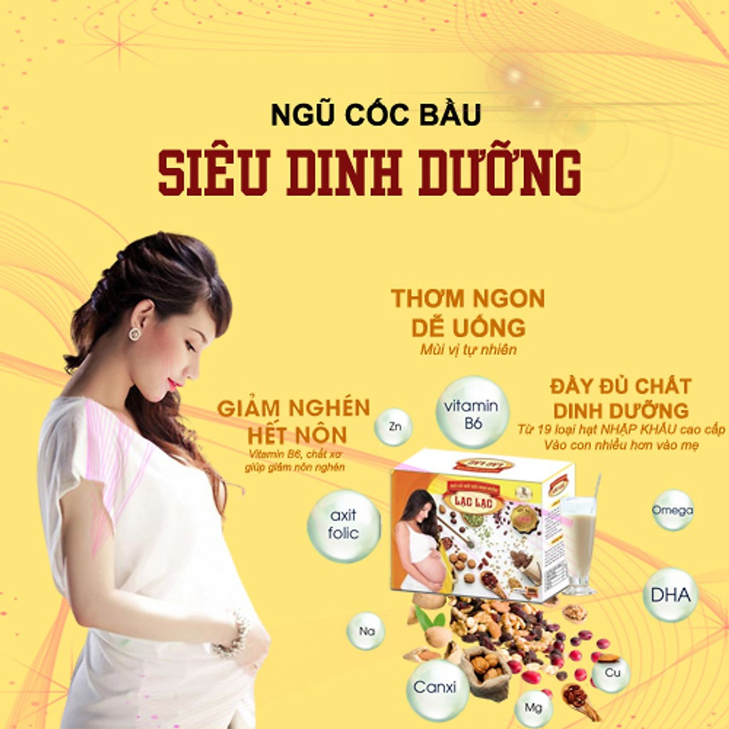 NGŨ CỐC BẦU SIÊU DINH DƯỠNG LẠC LẠC (600g/30 gói)