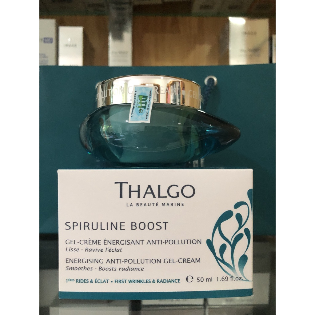 Kem dưỡng tăng cường ẩm, chống ô nhiễm và lão hóa THALGO 50ml- ENERGISING ANTI-POLLUTION GEL CREAM