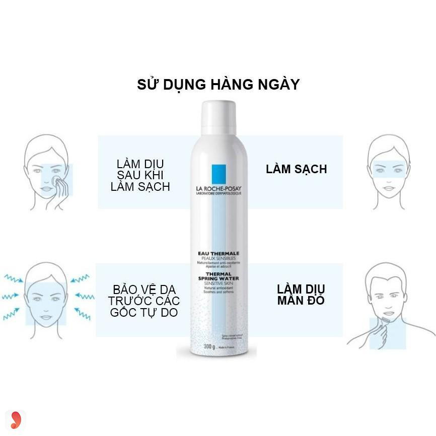 Xịt Khoáng La Roche-Posay Làm Dịu Và Bảo Vệ Da 300ml - Thermal Spring Water Sensitive Skin