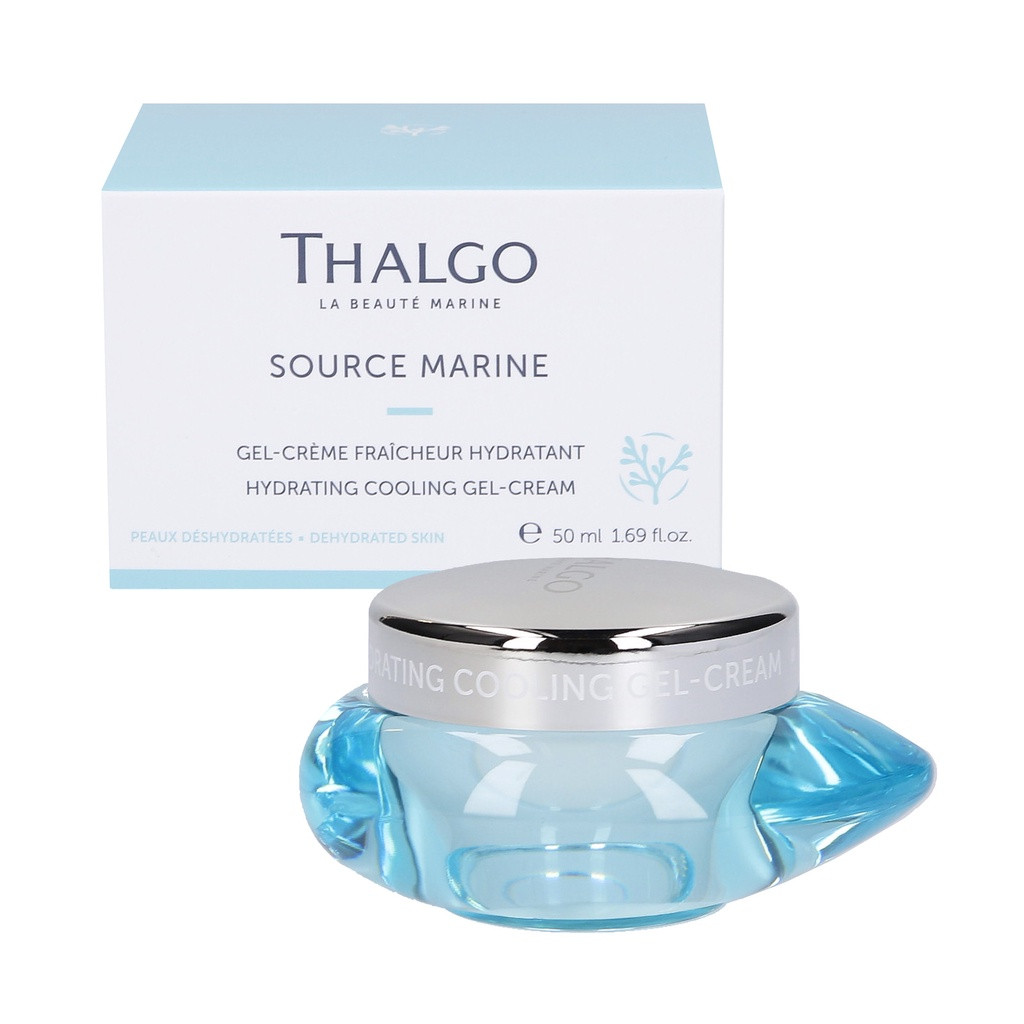 Kem cấp nước, phục hồi, sáng da THALGO 50ml - Hydrating Cooling Gel-Cream