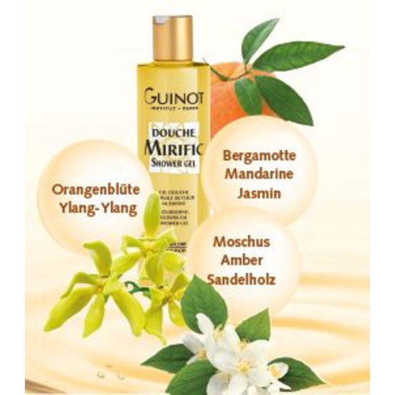 Douche Mirific - Gel tắm với chiết xuất dầu hoa tự nhiên