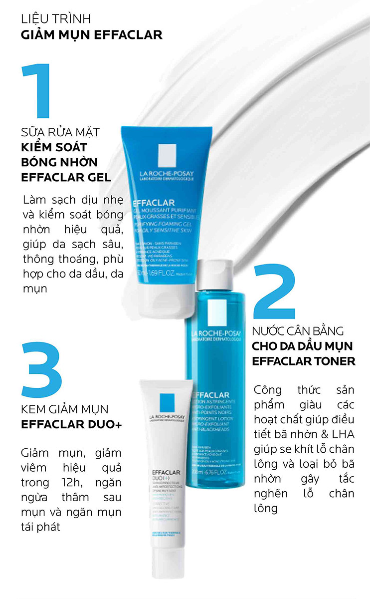 Kem Dưỡng La Roche-Posay Giảm Mụn, Ngừa Vết Thâm 40ml - Effaclar Duo Plus (Không Màu)