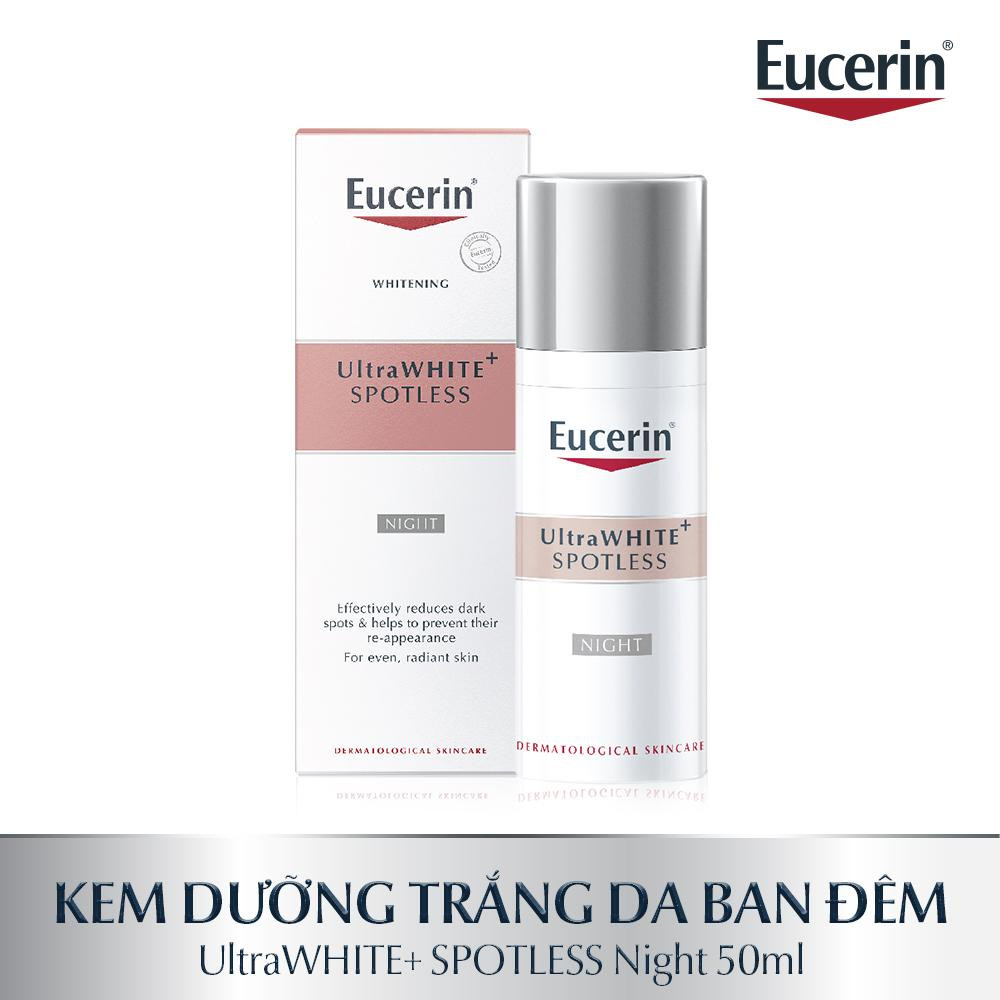 Kem Dưỡng Eucerin Trắng Sáng Da Ban Đêm 50ml - UltraWHITE+ SPOTLESS Night Fluid