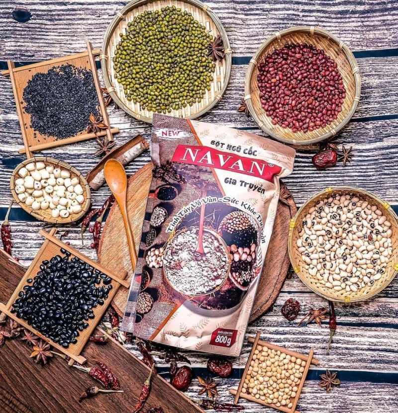 COMBO 3 GÓI NGŨ CỐC NAVAN GIA TRUYỀN (215K/túi 800g/)