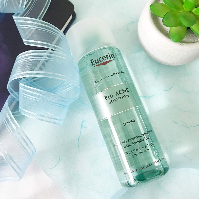 Nước Cân Bằng Eucerin Dành Cho Da Hỗn Hợp, Nhờn Mụn 200ml - Pro ACNE Toner