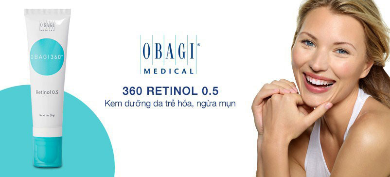 Kem Dưỡng Chống Lão Hóa, Ngăn Ngừa Mụn Obagi Medical Retinol Cream 0.5_ 28g