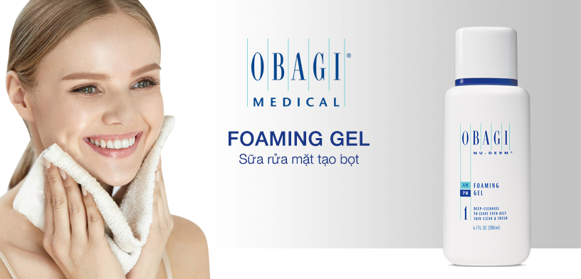 Sữa rửa mặt tạo bọt Obagi Foaming Gel