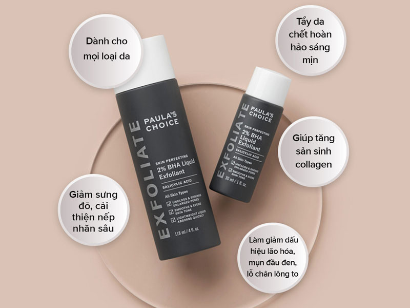 Dung Dịch Tẩy Da Chết Paula’s Choice BHA 2% 30ml - Skin Perfecting 2% BHA Liquid