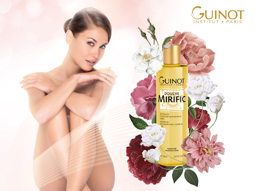 Douche Mirific - Gel tắm với chiết xuất dầu hoa tự nhiên