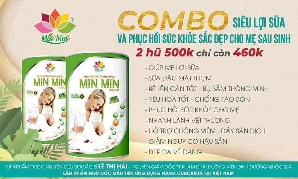 NGŨ CỐC KÍCH LỢI SỮA MIN MIN® 30 vị HẠT