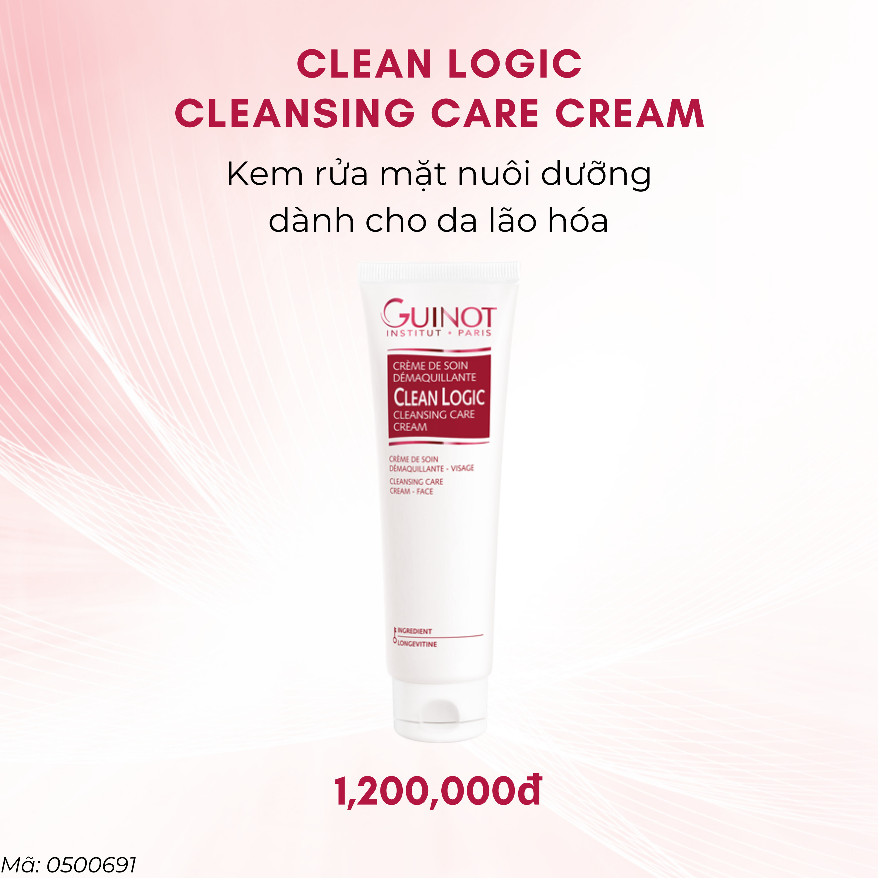 Clean Logic Cleansing Care Cream - Kem rửa mặt ngăn ngừa lão hóa
