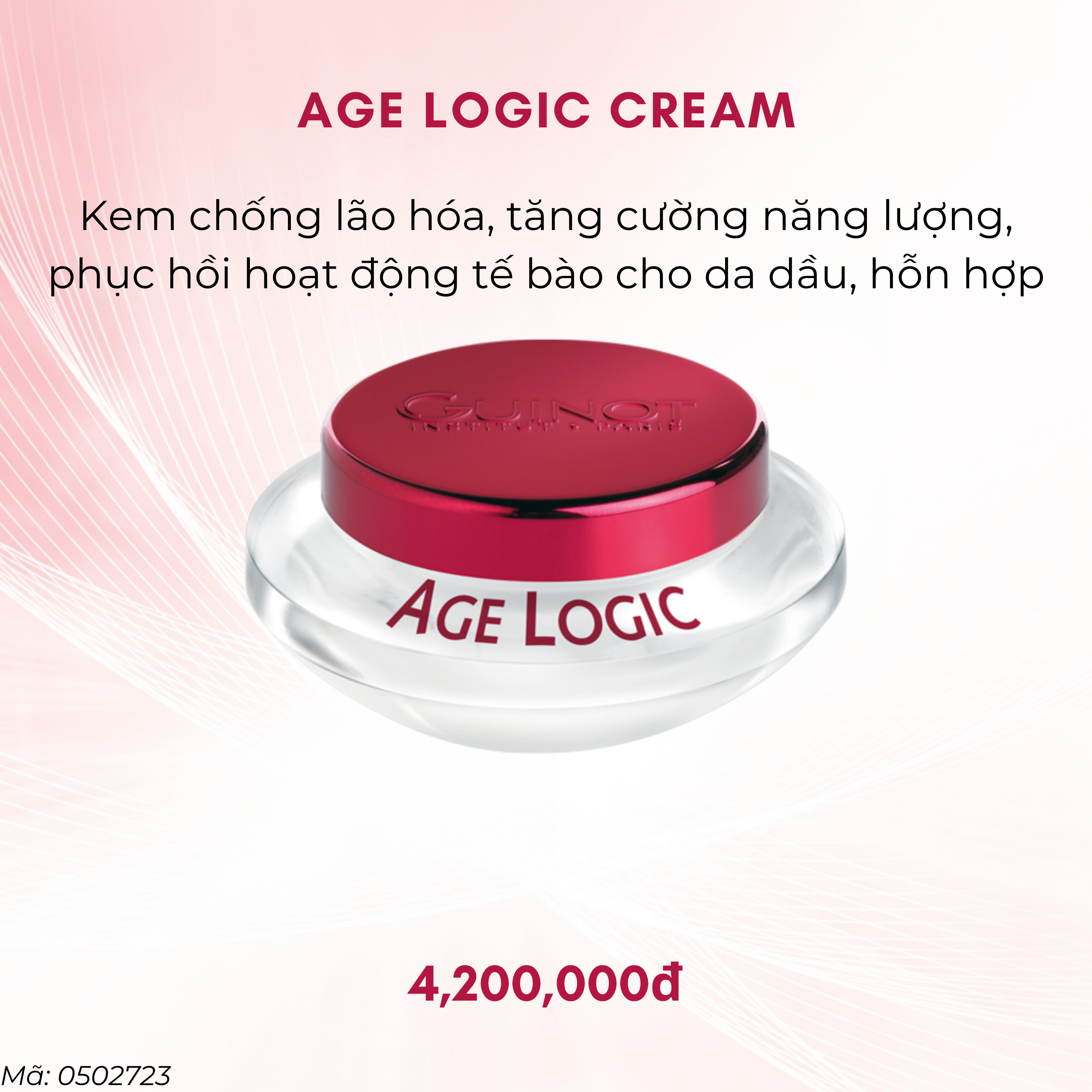 Age Logic Cream - Kem chống lão hóa, phục hồi hoạt động tế bào