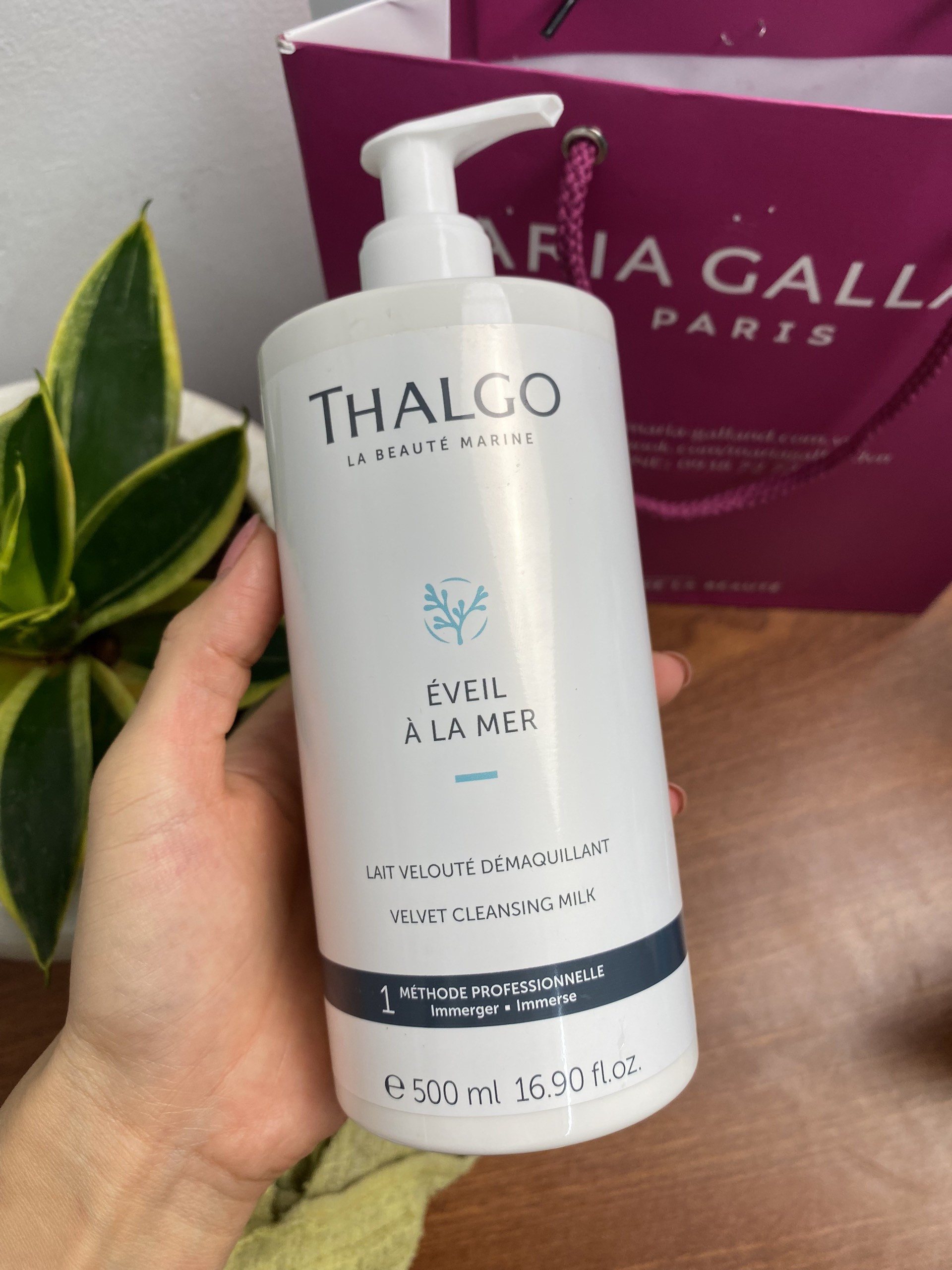 [Đại lí] Sữa rửa mặt, tẩy trang Thalgo 200ml/500ml - Velvet Cleansing Milk