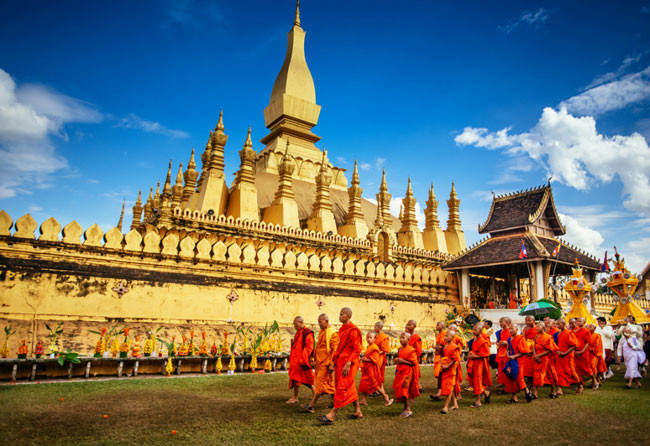 Hà Nội - Điện Biên - Oudomxay - Luangprabang - Viêng Chăn