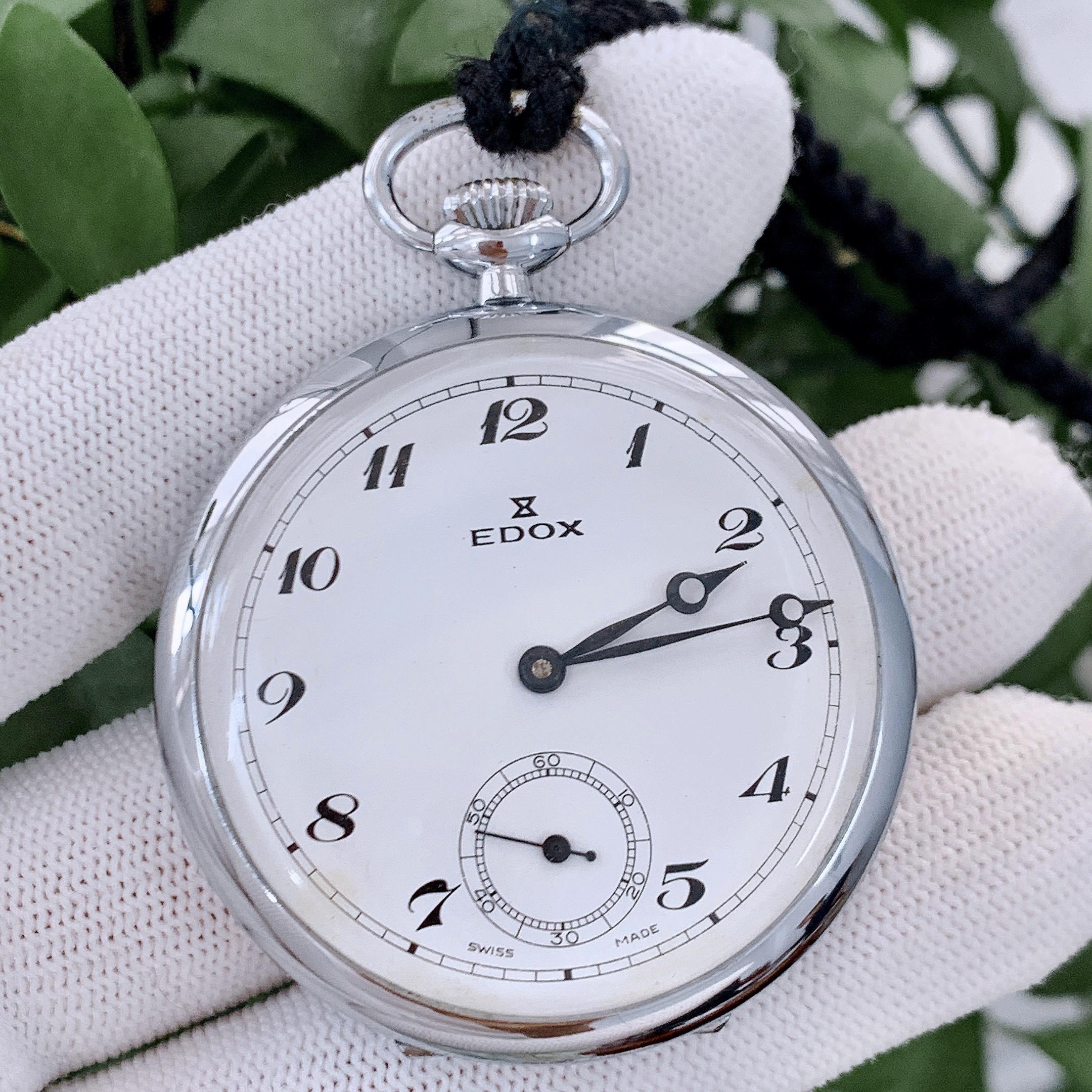 Đồng hồ quả quýt Edox - 17 Jewels