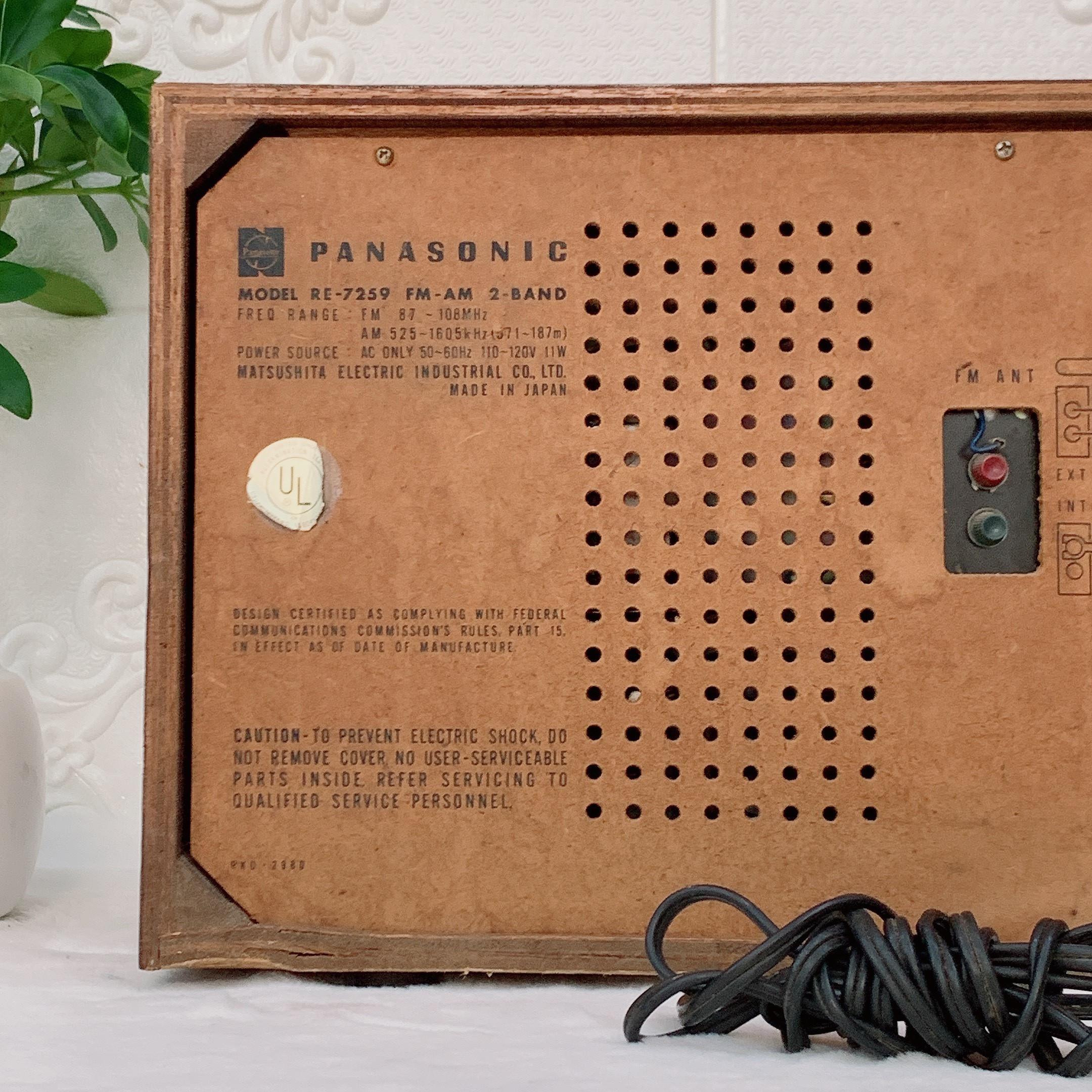 Radio Panasonic RE-7259 AM/FM