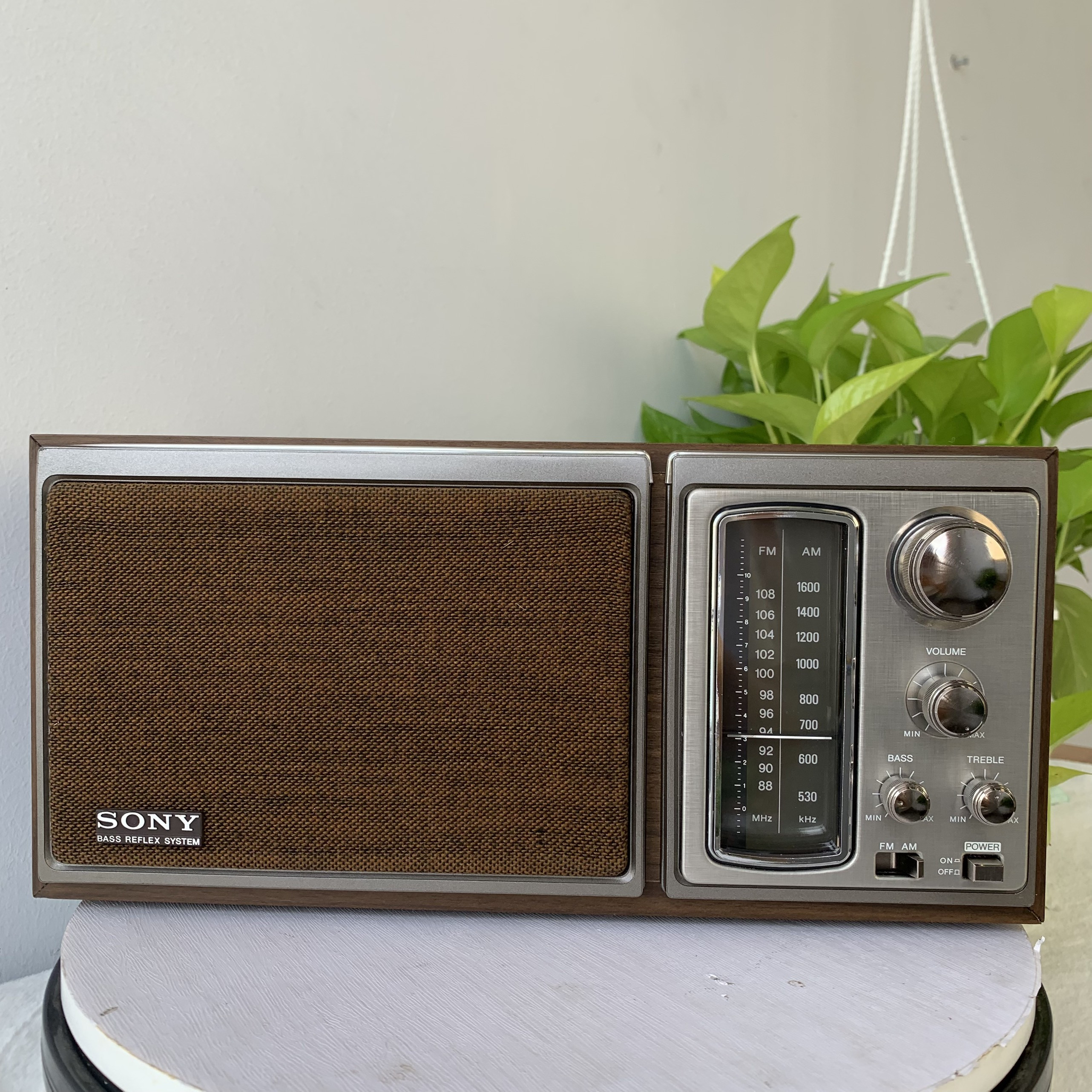 Radio Sony model ICF-9580W bắt sóng AM/FM