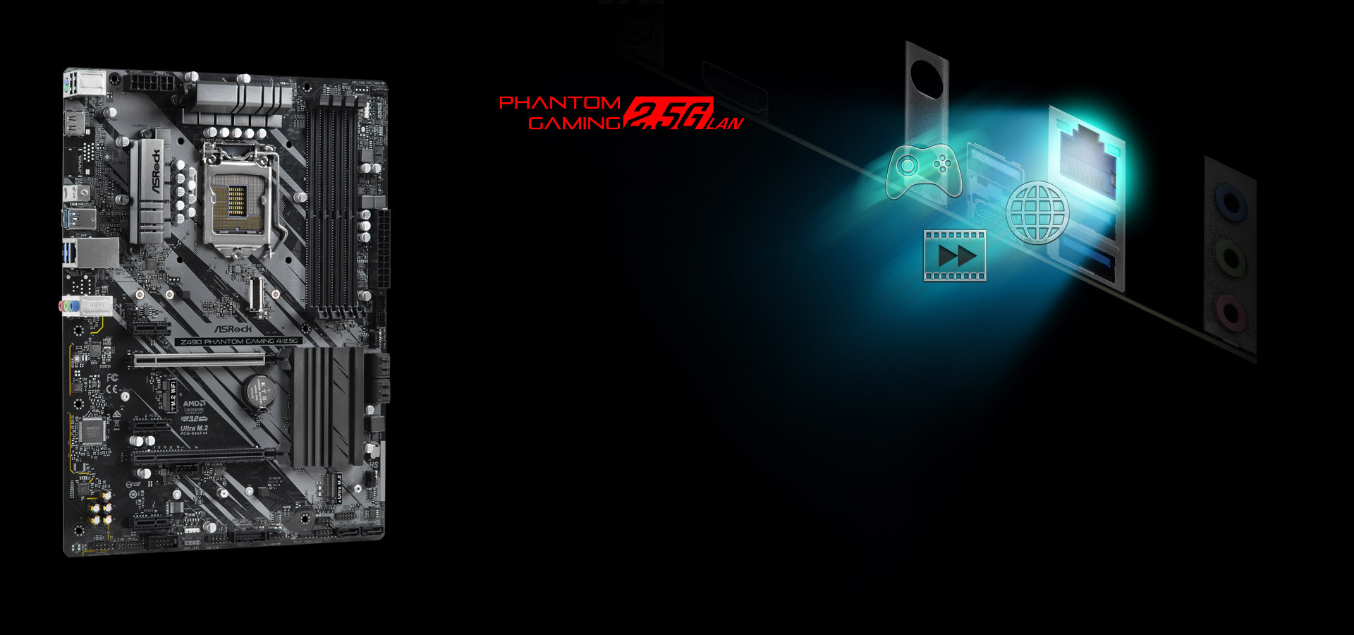 Mainboard ASROCK Z490 PHANTOM GAMING 4 (Intel Z490, Socket 1200, ATX, 4 khe Ram DDR4) - Tinker 1