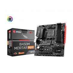 Mainboard MSI B450M MORTAR MAX (AMD B450, Socket AM4, m-ATX, 4 khe RAM DDR4) - MBC
