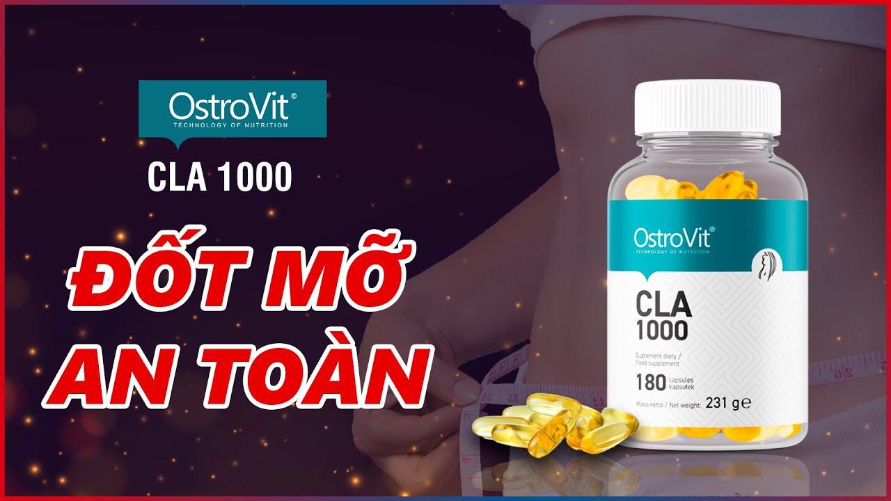 OstroVit CLA 1000 review - Viên uống tăng cơ giảm mỡ