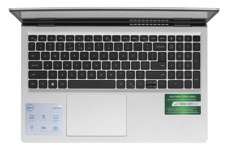 Máy tính xách tay Dell Inspiron 15 3530 :Core i5-1334U / RAM 8GB / SSD 512GB / Màn 15.6 inch FHD/Màu bạc ( Mới 100%)