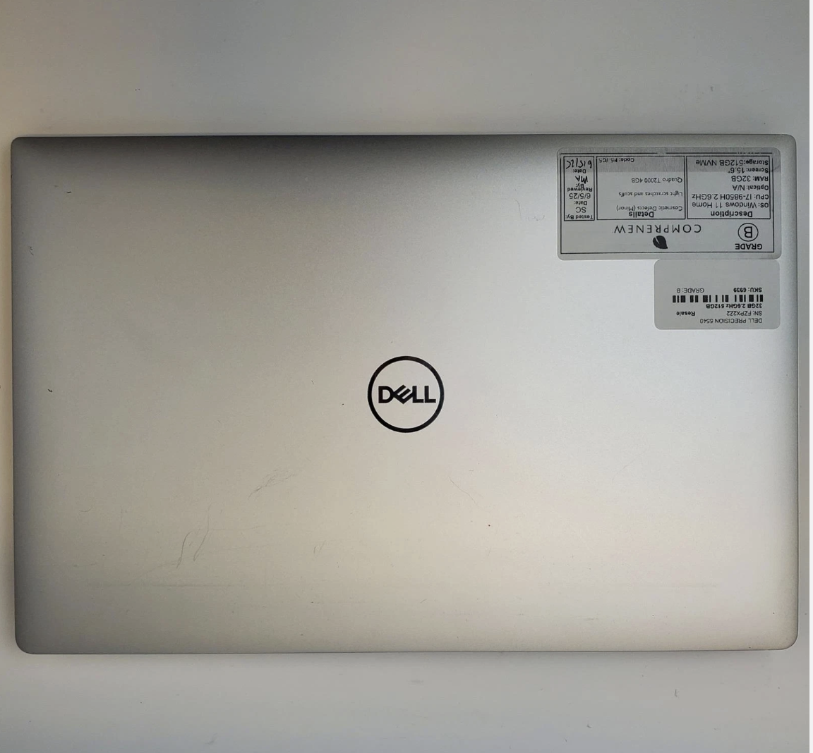 [Cũ] DELL PRECISION 5540 Win 11 Home i7-9850H 32GB RAM 512GB